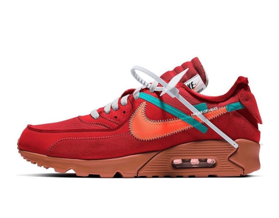 Off-White™ × Nike】Air Max 90 “University Red”が2020年夏に発売予定