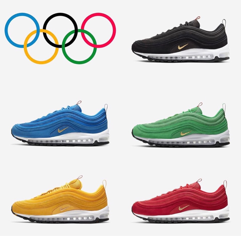 Nike】東京オリンピック開催を祝したAir Max 97 QS “Olympic Rings”全5 