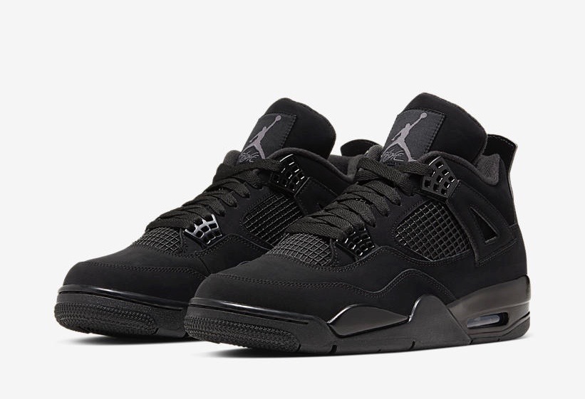 jordan retro 4 black cat youth