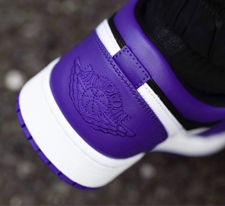 aj1 low court purple black