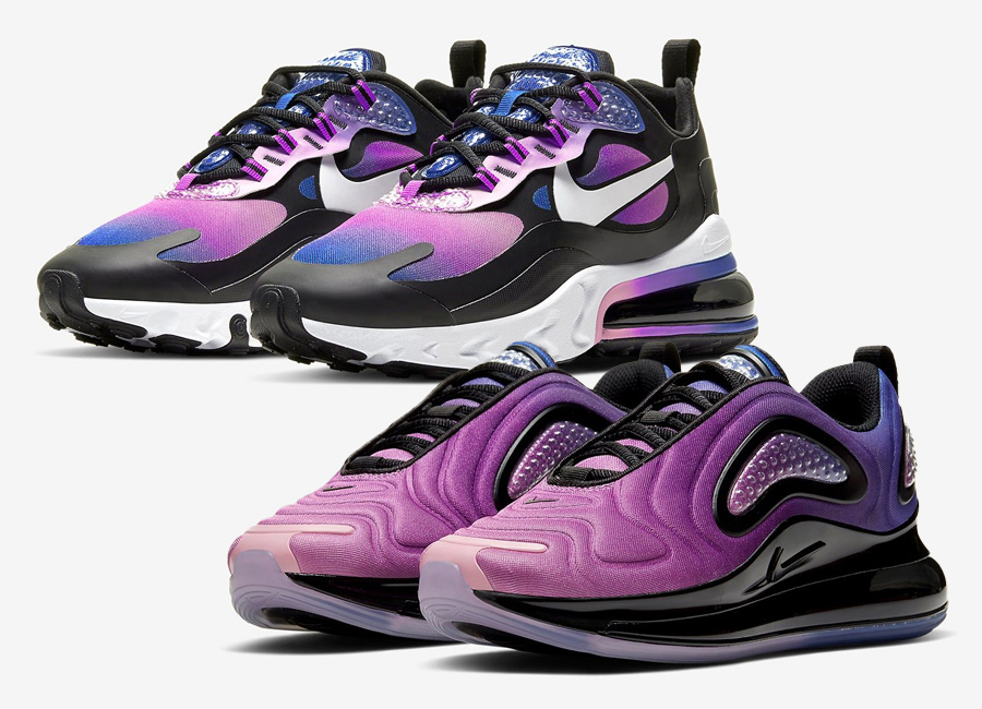 Nike】Air Max 270 React & Air Max 720 & 98 “Bubble” Packが2月29日