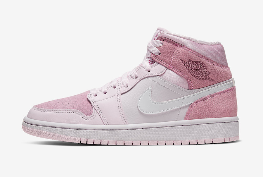 Nike】Wmns Air Jordan 1 Mid “Digital Pink”が2020年近日発売予定