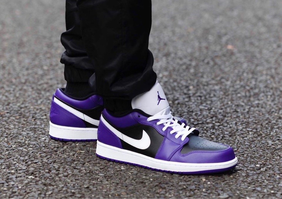 nike jordan 1 low court purple
