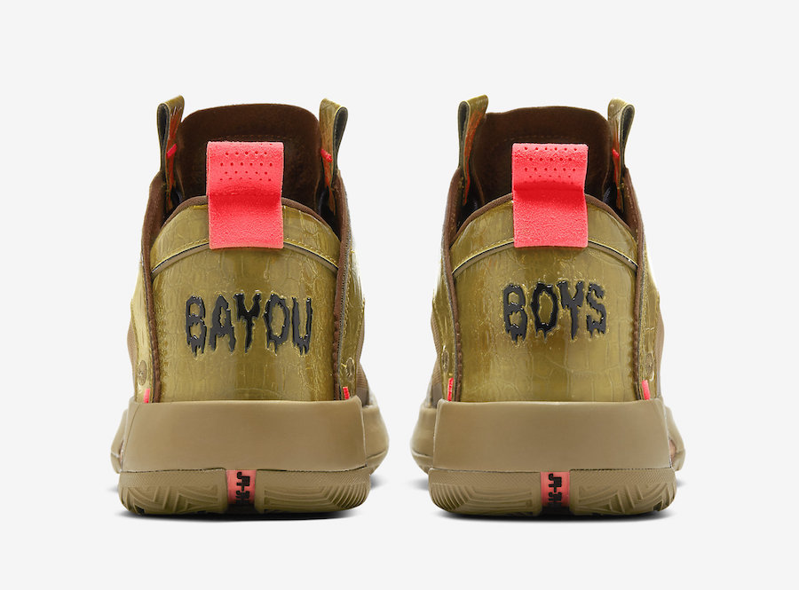 jordan 34 zion williamson pe bayou boys men's basketball shoes