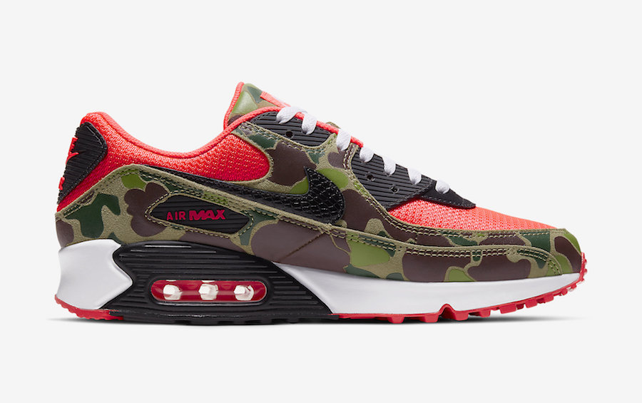 Nike × atmos】Air Max 90 SP “Reverse Duck Camo”が国内3月26日に発売