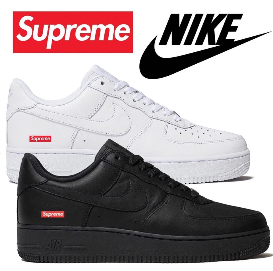 Nike × Supreme】Air Force 1 Low SP “White” & “Black”が2023FW 国内 ...