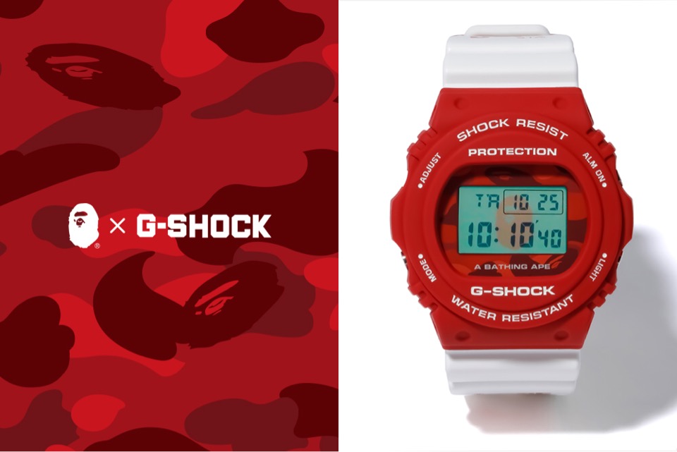 G-SHOCK/コラボ/KID CUDI/限定/BAPE/別注/時計/箱付/美品