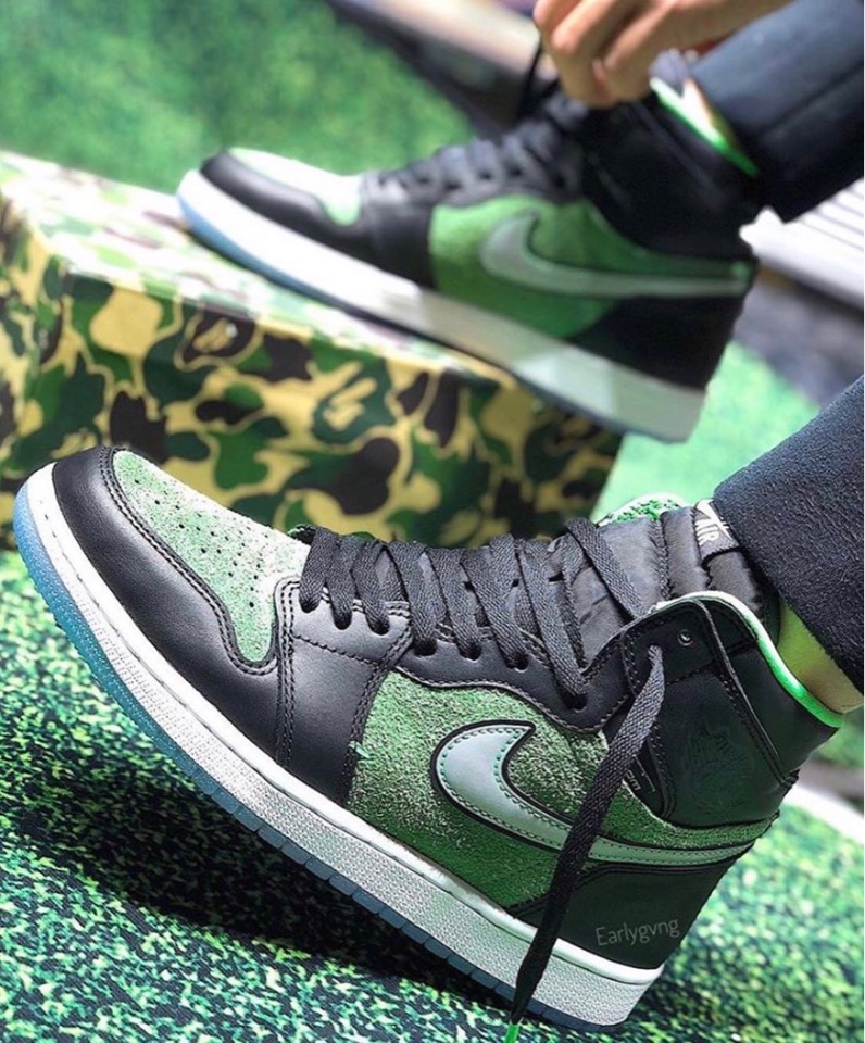 nike aj1 green