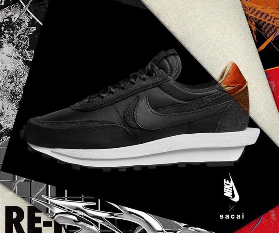 SACAI × Nike】LDWaffle “Black Nylon” & “White Nylon”が国内3月10日