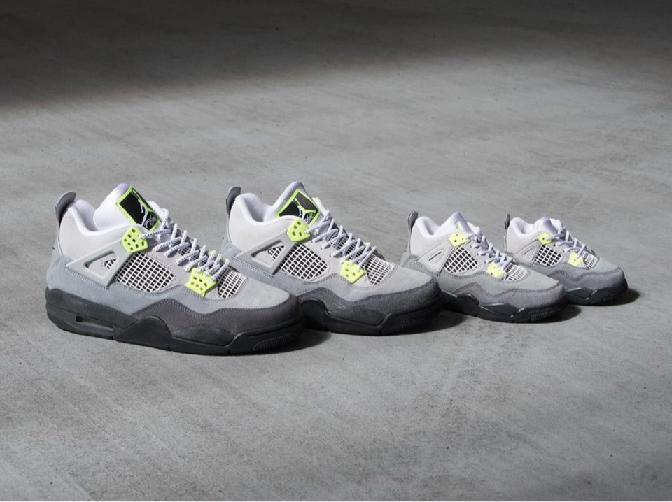 Nike】Air Jordan 4 Retro LE “Neon Air Max 95”が国内6月13日に再販 