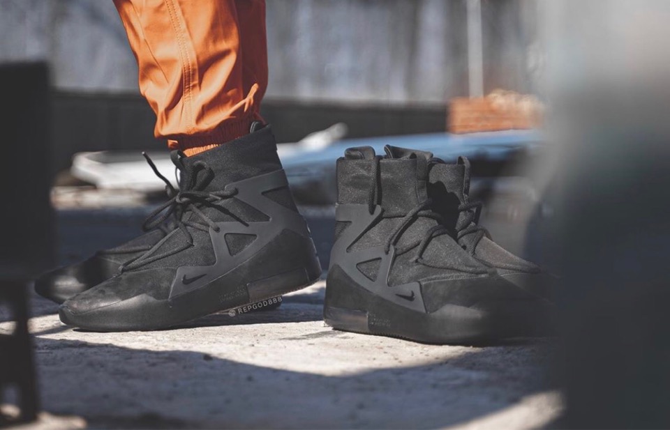 Nike × Fear of God】Air Fear of God 1 “Triple Black”が国内4月25日 ...