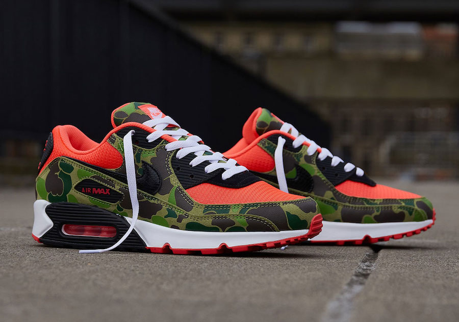 Nike × atmos】Air Max 90 SP “Reverse Duck Camo”が国内3月26日に発売