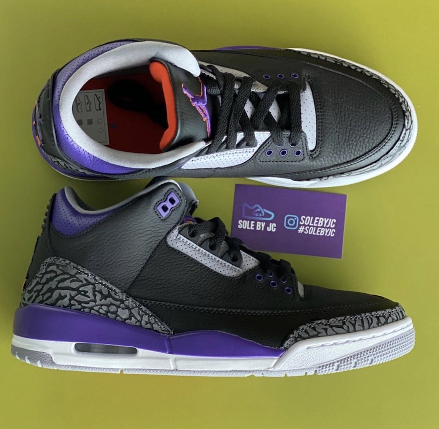 Nike】Air Jordan 3 Retro “Court Purple”が国内11月14日に発売