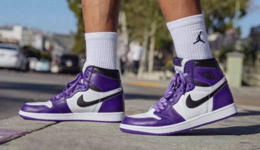 特上美品 Nike air Jordan1 court purple コートパープル 2d - 通販 ...
