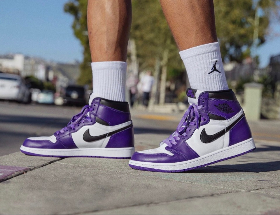 nike air jordan retro 1 purple