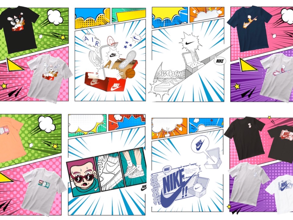 Nike 漫画 にインスパイアされたtシャツコレクションが4月10日 4月17日に発売予定 Up To Date