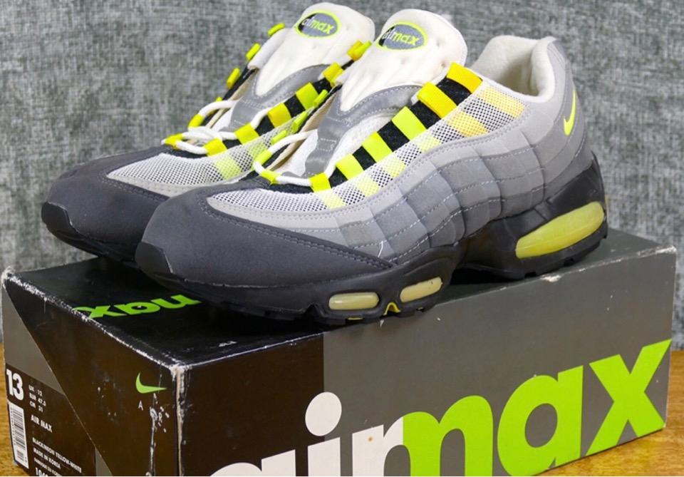 nike air max 95 yellow grey