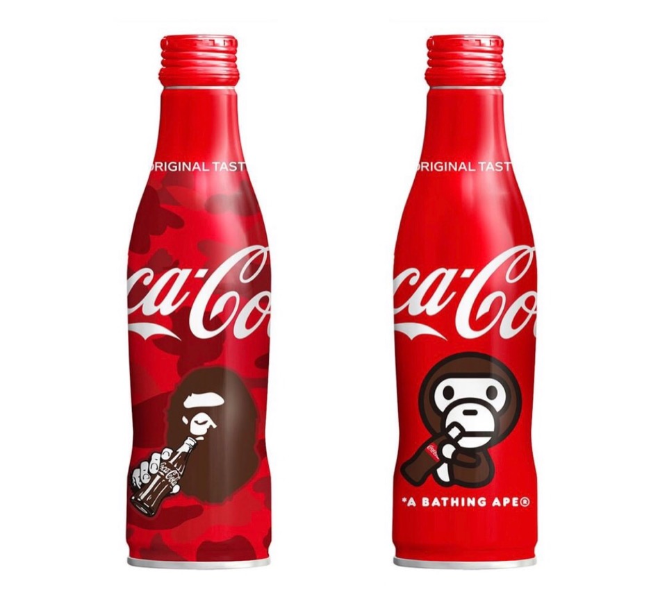 BAPE® × Coca-Cola】A BATHING APE®︎デザインのコカコーラボトルが 
