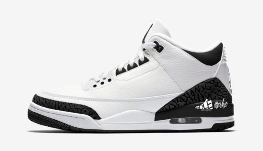 【Nike】Air Jordan 3 Retro SP “White/Black”が2020年秋に発売予定