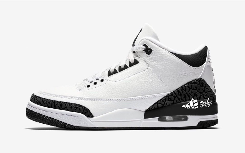 Nike】Air Jordan 3 Retro SP “White/Black”が2020年秋に発売予定 | UP