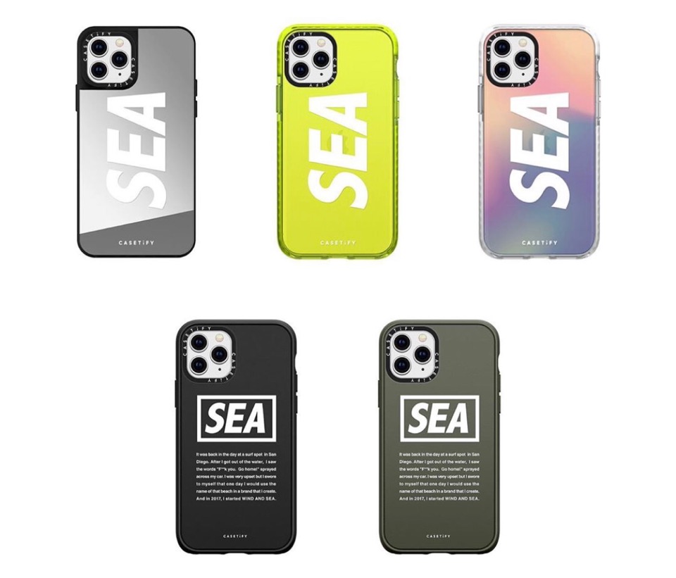 CASETiFY × WIND AND SEA﻿】2020年コラボコレクション第2弾が5月16日に