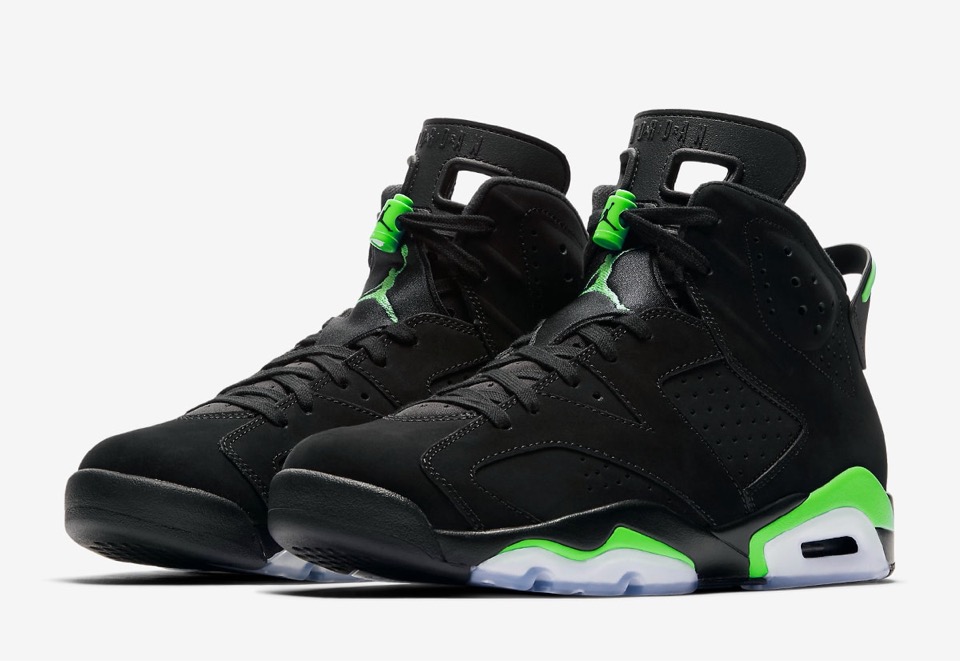 【Nike】Air Jordan 6 Retro “Black/Electric Green”が2021年夏に発売予定 | UP TO DATE