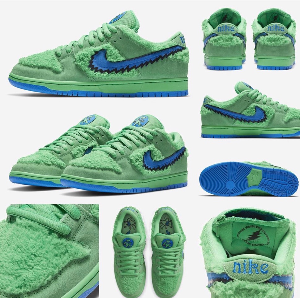 Nike Sb Grateful Dead Dunk Low Pro Qs Dancing Bear が国内7月23日 7月24日に発売予定 Up To Date