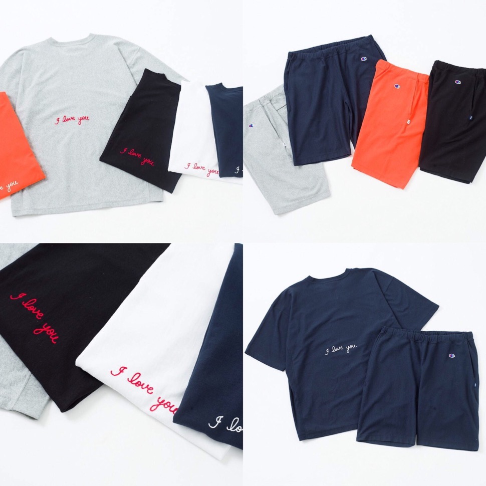 チャンピオン ロンハーマン Tシャツ Champion for RHC Reverse weave“I