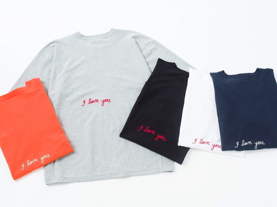 未使用size:M】Champion×RHC 「I love you」Tシャツ-