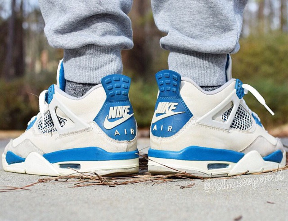 jordan 4 retro military blue