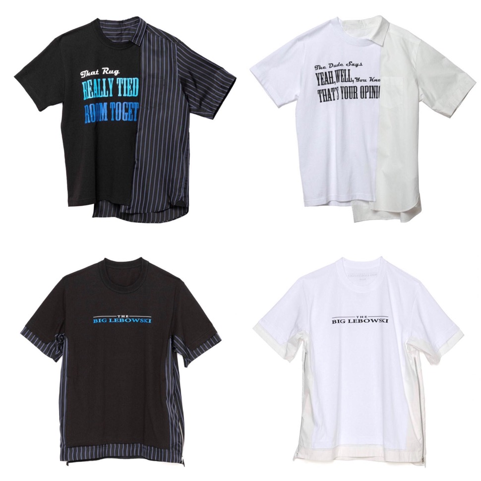 sacai × The Big Lebowski】2020SS最新コラボTシャツが国内6月6日に