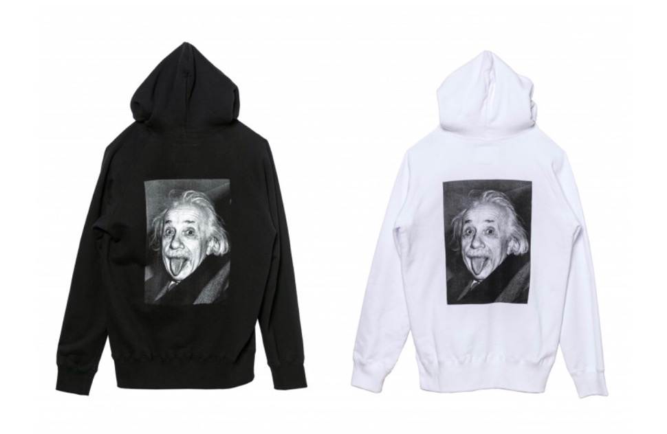 sacai × Albert Einstein】アインシュタインTシャツ&フーディーが7月15 ...