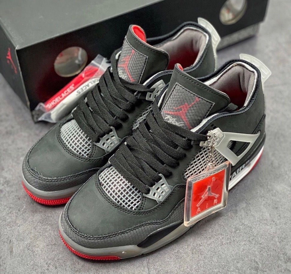 jordan 4 off white bred