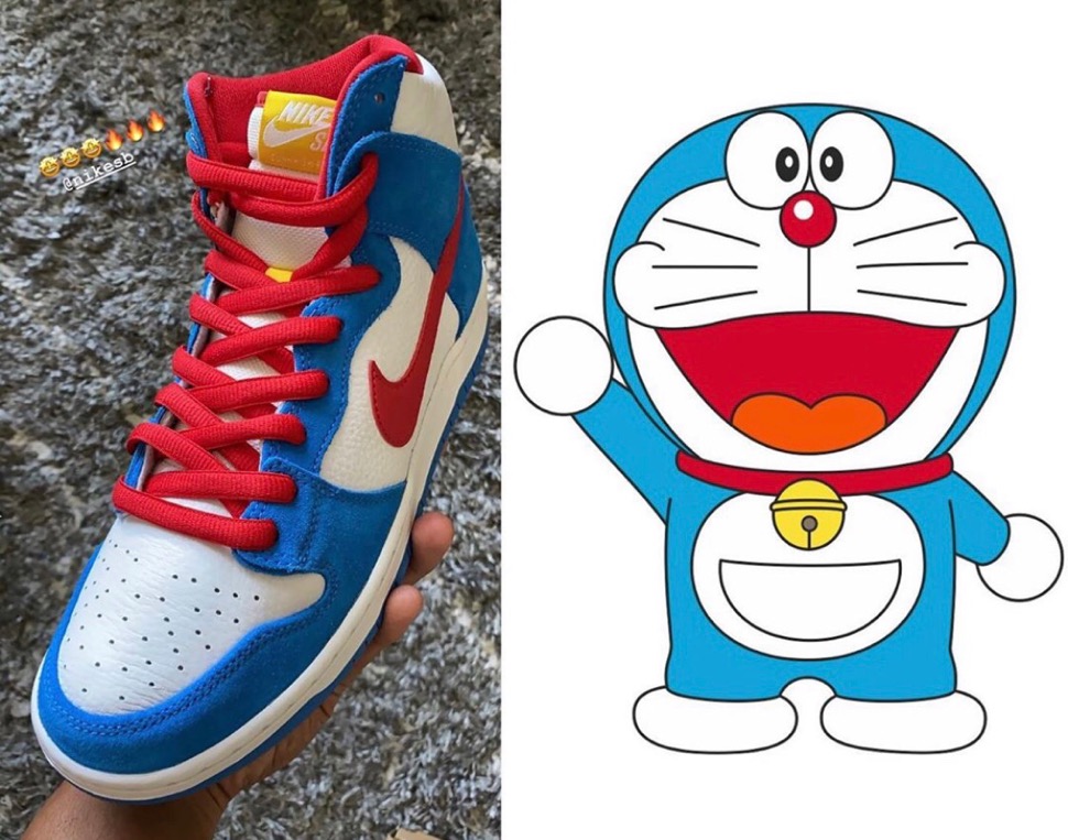 Nike SB】ドラえもんカラーの新作Dunk High Pro “Doraemon”が国内9月5 