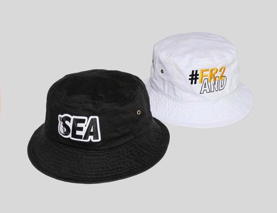 在庫あ新作WIND AND SEA × #FR2 WIND Bucket Hat ハット