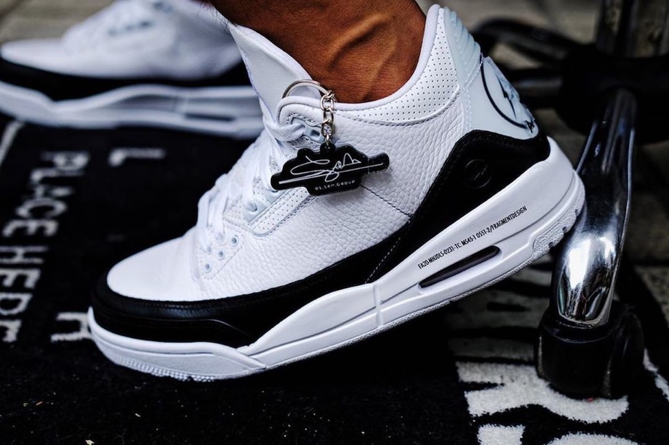 fragment design × Nike】Air Jordan 3 Retro SP “White/Black”が国内9