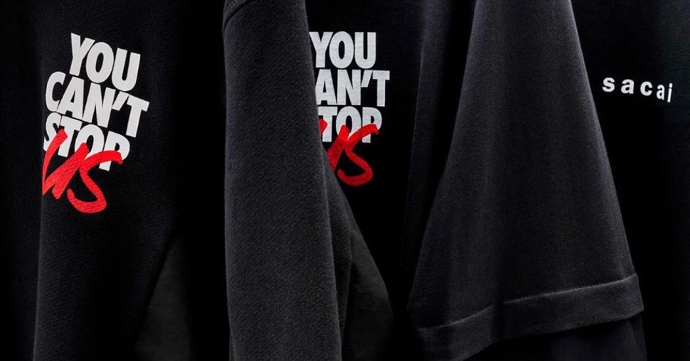 Nike × sacai】“You Can't Stop Us”コラボアイテムの受注販売が7月10日 ...