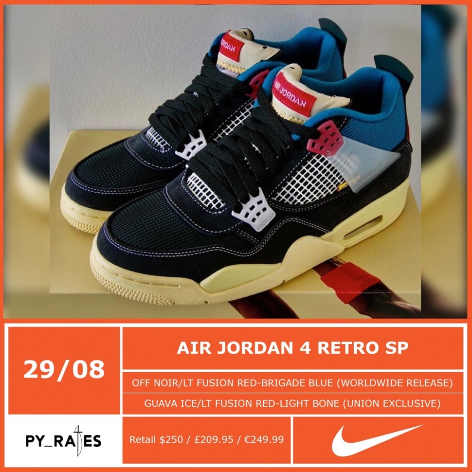 UNION LA × Nike】Air Jordan 4 Retro SP “Know The Ledge”全2色が国内 ...