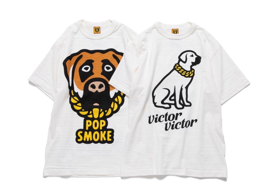 POP SMOKE × VICTOR VICTOR × HUMAN MADE】コラボTシャツが7月20日に ...