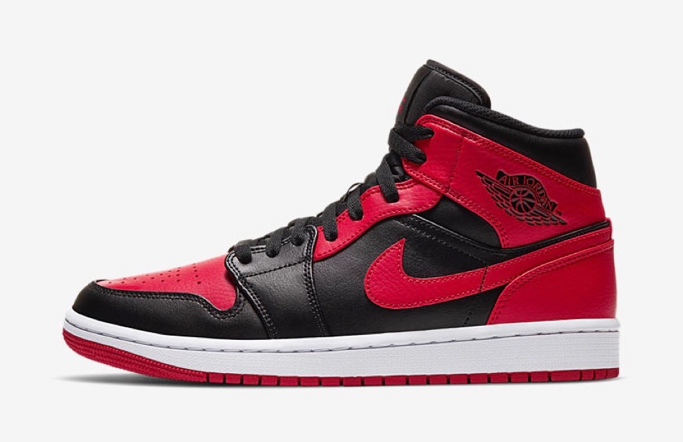 【Nike】Air Jordan 1 Mid “Bred”が国内3月21日に再販予定 | UP TO DATE