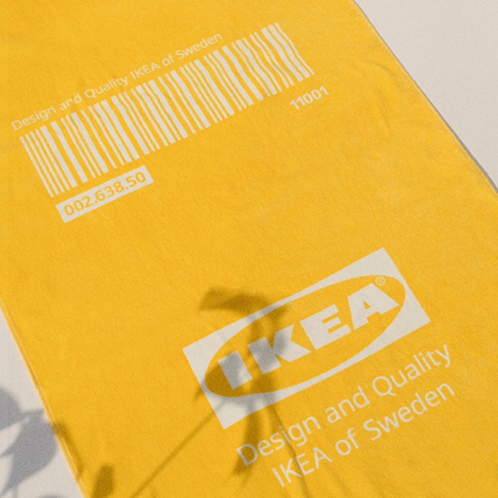 代引き不可】 IKEA EFTERTRÄDA イケア エフテルトレーダ タオルハンカチ 2枚