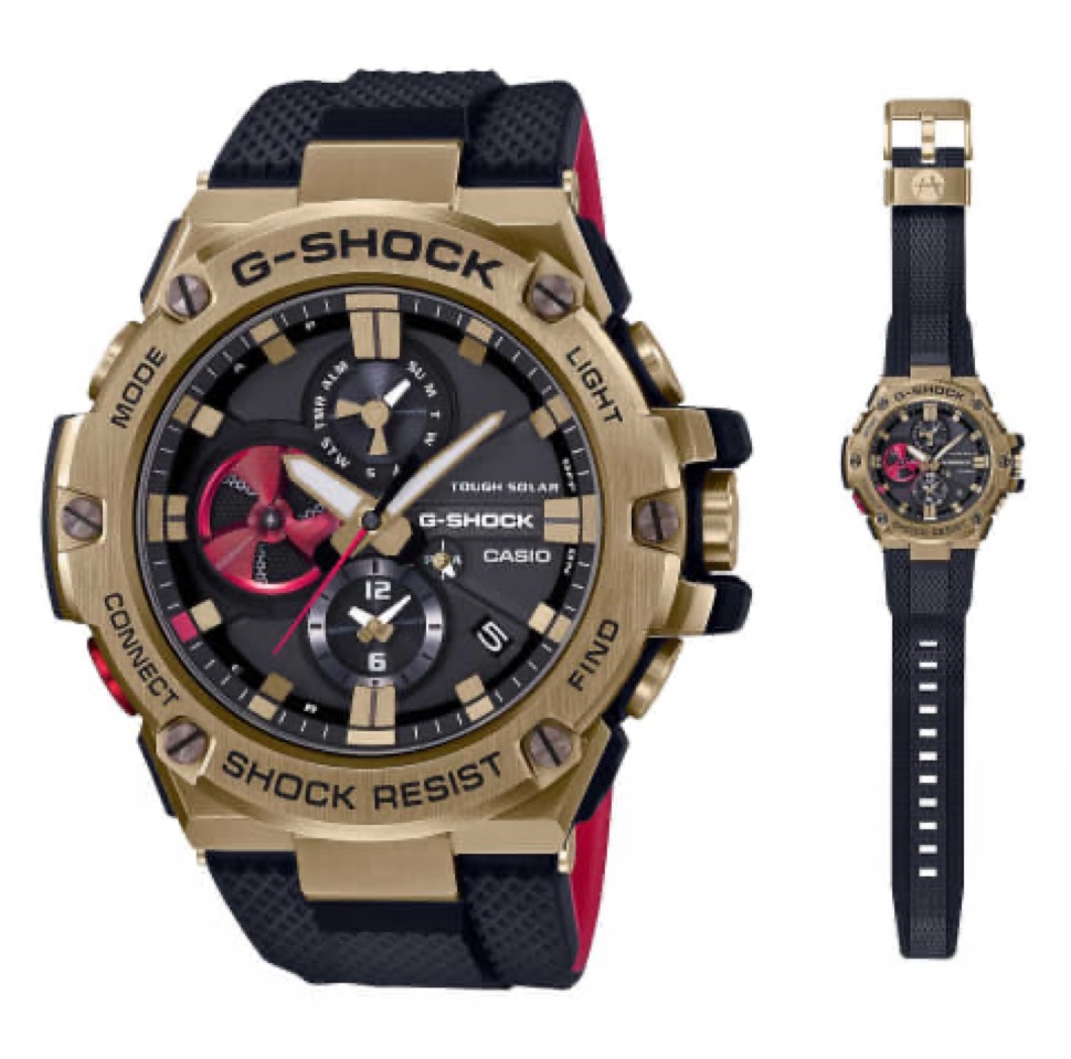 八村 塁 × G-SHOCK】コラボ腕時計〈GST-B100RH〉が2月6日に再販予定 