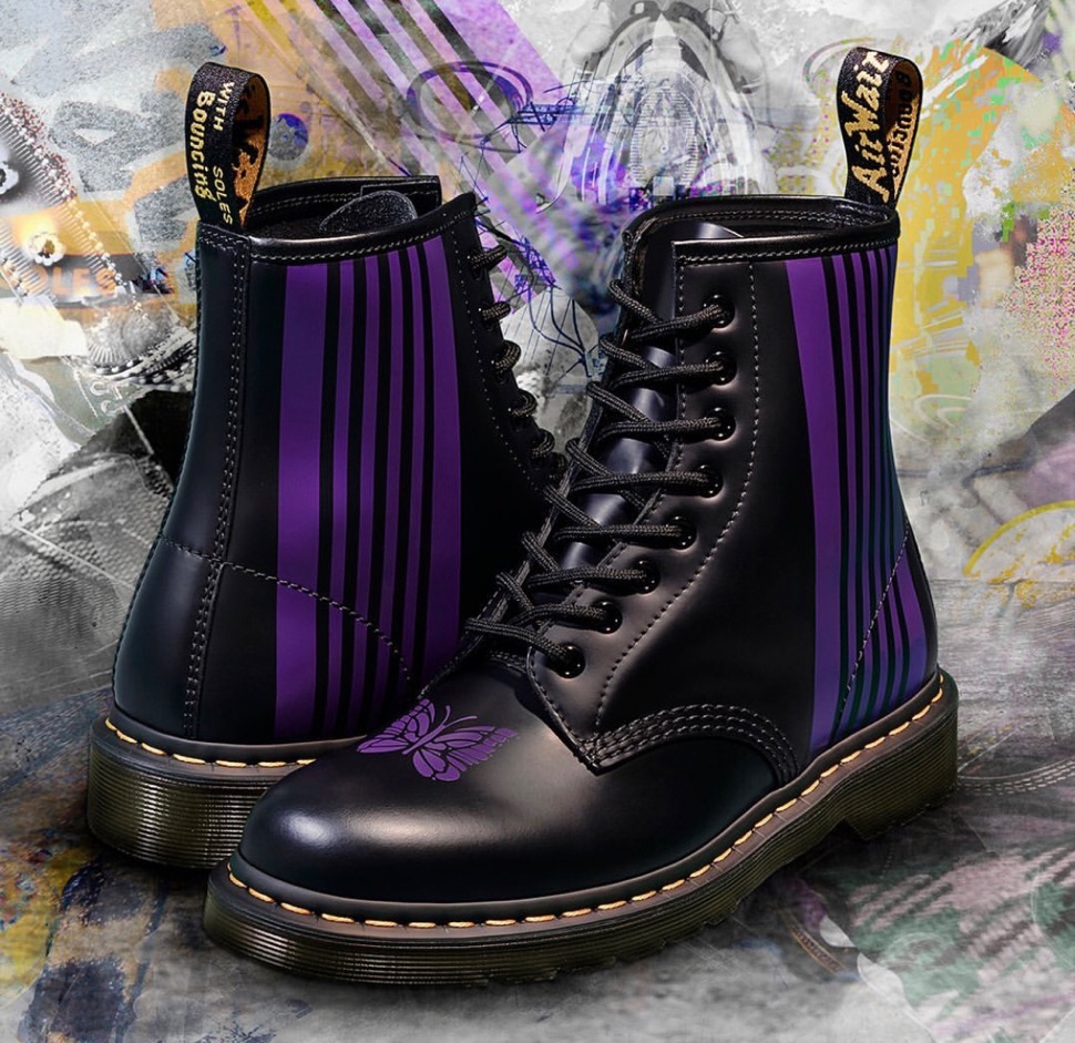 レア？！☆ ドクターマーチン Dr.Martens 8ホール1460 パープル - ブーツ