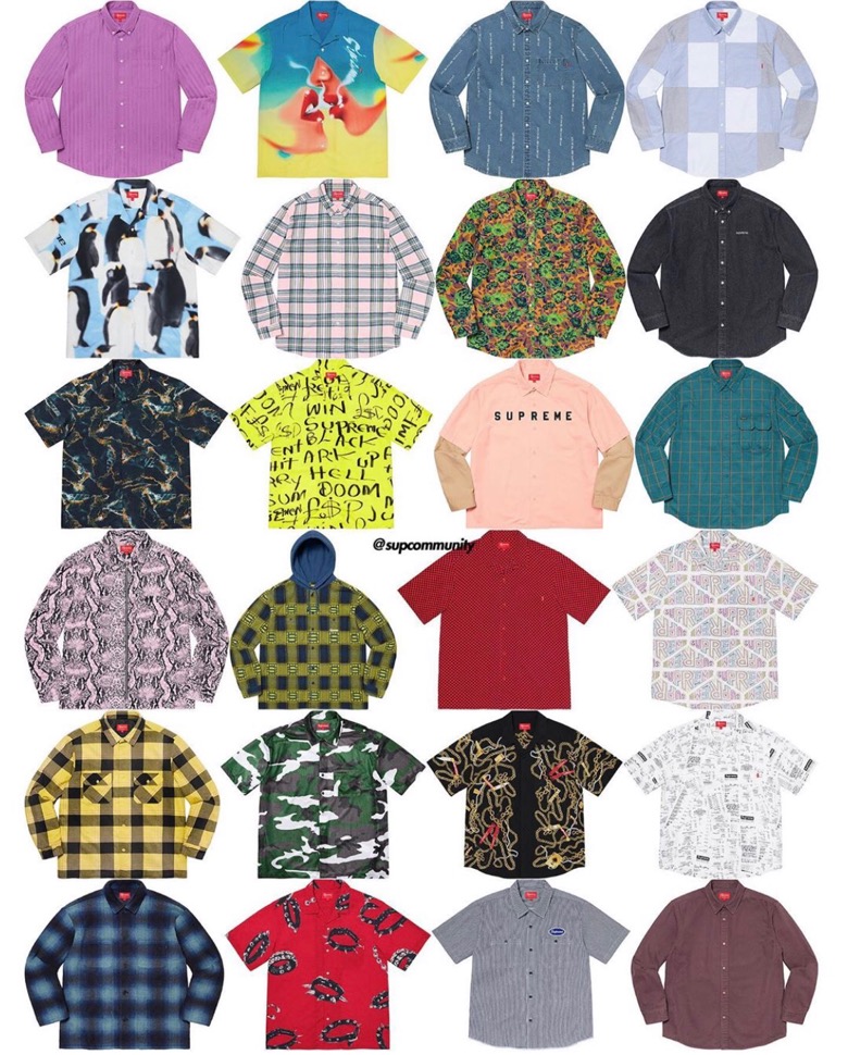 Supreme】2020年秋冬コレクションに登場するシャツ（Shirts） | UP TO DATE