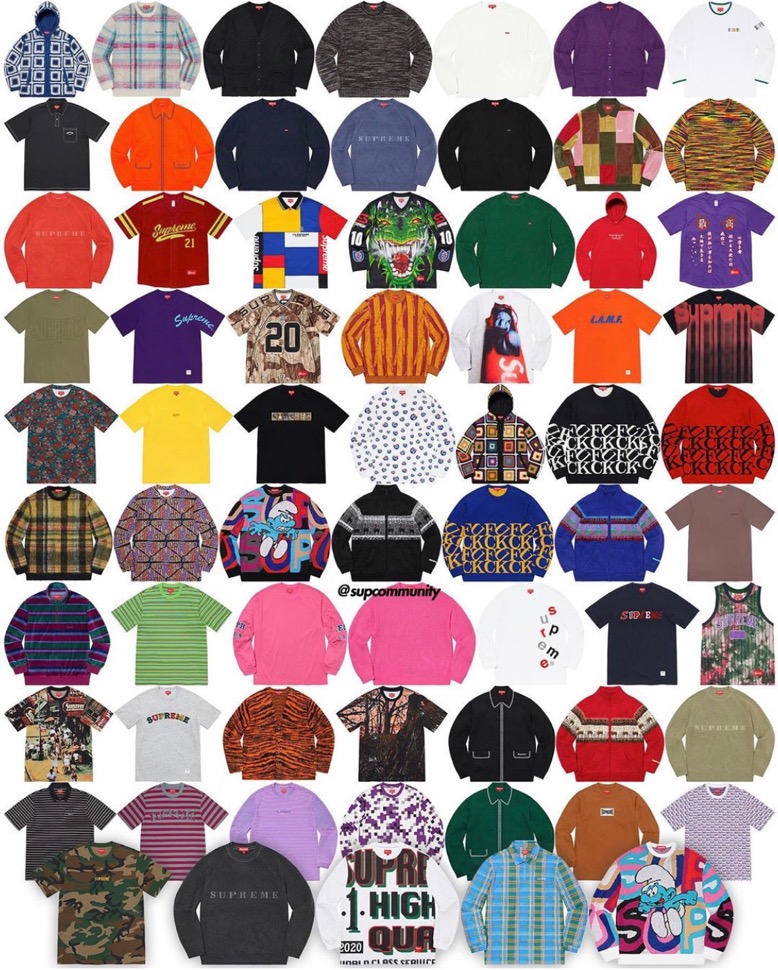 Supreme】2020年秋冬コレクションに発売予定のトップス u0026 セーター（Tops/Sweaters） | UP TO DATE