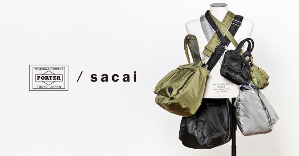 sacai × porterコラボバッグ