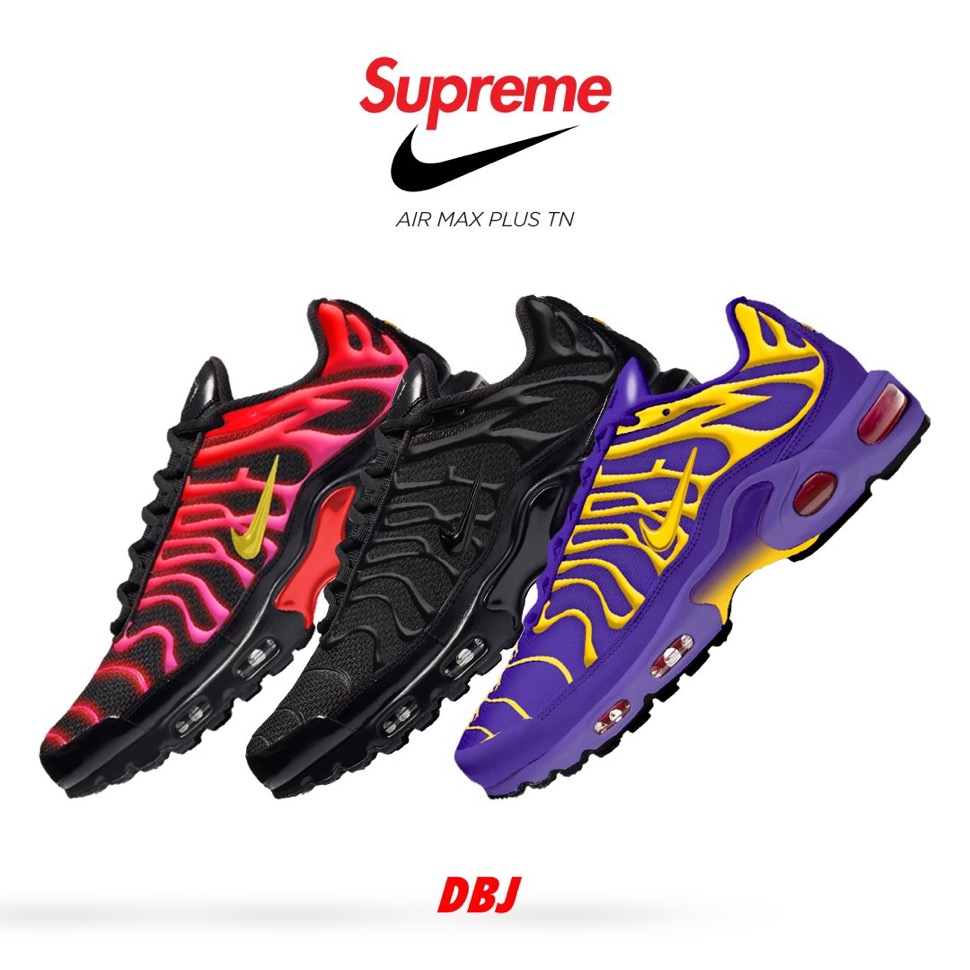 Supreme × Nike】Air Max Plus TNが国内10月29日/11月7日に発売予定 