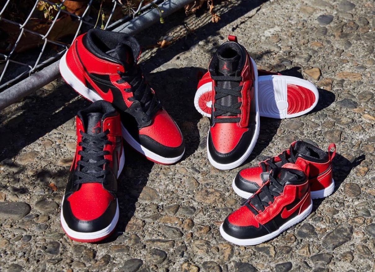 Nike】Air Jordan 1 Mid “Bred”が国内3月21日に再販予定 | UP TO DATE