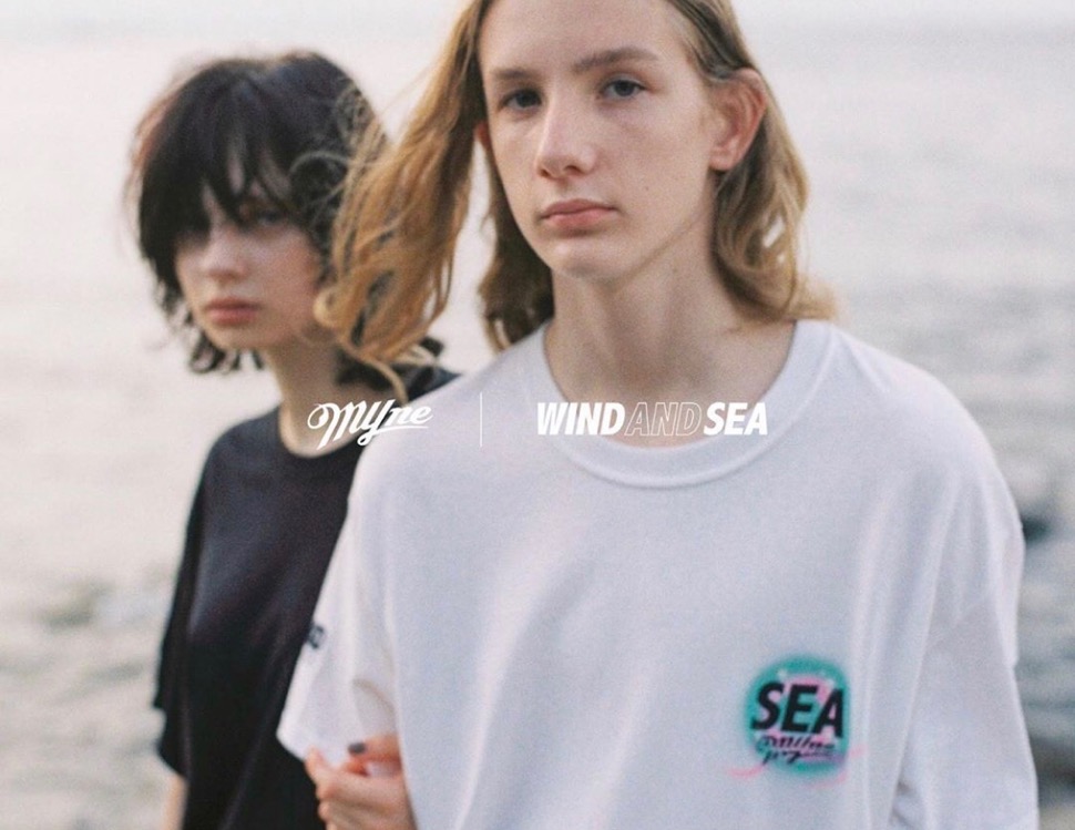 WIND AND SEA MYne (マイン) コラボシャツ