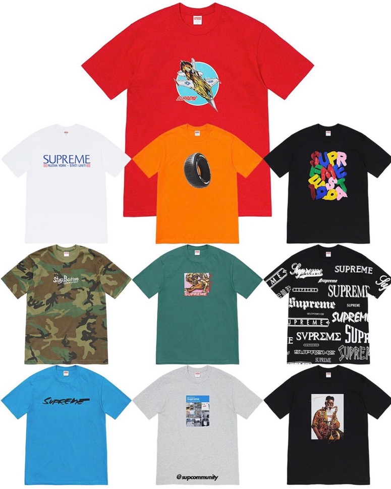 Supreme 2020FW Tシャツ　3点セット